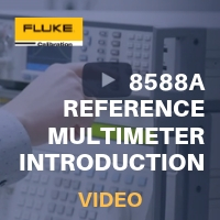 Fluke: 8588A Reference Multimeter Introduction 